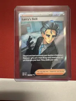 Pokemon TCG Prismatic Evolutions Larry's Skill Ultra Rare Full Art 139/131 - Image 1