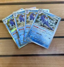 Quaquaval 054/198 Holo Promo Scarlet Violet Pokemon TCG Playset X 4 - Image 1