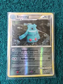 Bronzong 15/102 Reverse Holo - Rare - Pokemon Triumphant - LP - Image 1