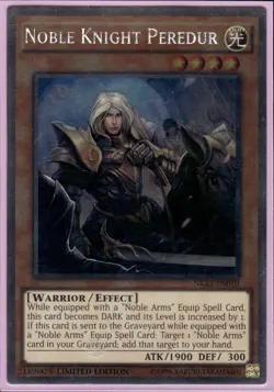 Noble Knight Peredur - Platinum Rare Limited Edition NKRT-EN010 - NM - YuGiOh - Image 1