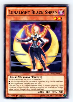 Yugioh Lunalight Black Sheep SHVI-EN011 Common - NM 💎 - Image 1