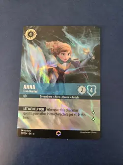 Disney Lorcana TCG Ursula's Return, Anna True-Hearted, Enchanted Card 217/204 - Image 1