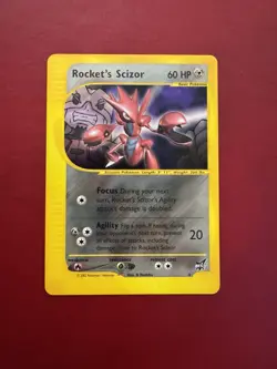 Rocket’s Scizor 4 Best of Game Promo Pokemon Card NM - Image 1