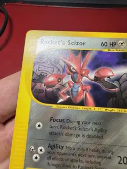 Rocket’s Scizor 4 Best of Game Promo Pokemon Card NM - Image 3
