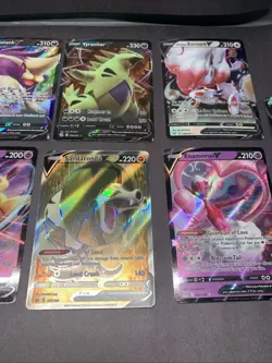 Pokemon TCG Full Art Holo Rare V Lot of 9 Cards NM Modern - Image 3