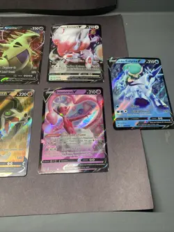Pokemon TCG Full Art Holo Rare V Lot of 9 Cards NM Modern - Image 4