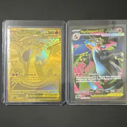 Pokemon Mega Charizard X EX XY Foil Lot of 2 Cards 130/094 109/094 - Image 1