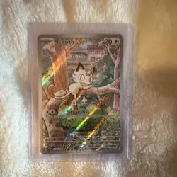 Pokemon TCG Meowth Holo Basic Cat 70 HP 106/094 Trading Card - Image 1