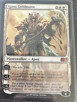 Ajani Goldmane Core Set 2011 Mtg Magic The Gathering - Image 1