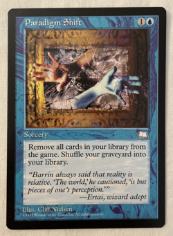 1x Paradigm Shift Weatherlight MTG Magic the Gathering NM - Image 1