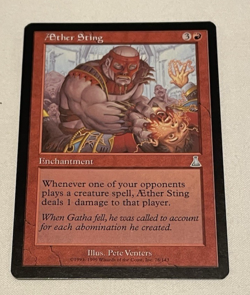 1x Aether Sting - Urza's Destiny - MTG - Magic the Gathering - LP/NM - Image 1