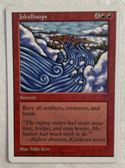 1x Jokulhaups Core Set 5th Edition MTG Magic the Gathering LP - Image 1