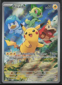 Pikachu - Promo SV: Scarlet & Violet Promo Cards 027 NM Pokemon Card - Image 1