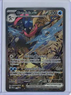 Greninja ex Pokemon 2024 Scarlet & Violet Black Star Promo #132 NM - Image 1