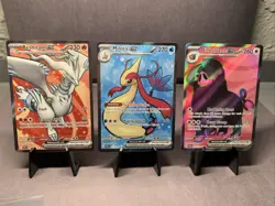 Pokemon TCG Lot Full Art Holo Rare Reshiram EX Milotic EX Oinkologne EX NM - Image 1