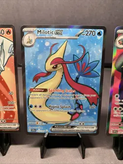 Pokemon TCG Lot Full Art Holo Rare Reshiram EX Milotic EX Oinkologne EX NM - Image 3