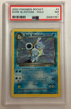 Pokemon Team Rocket DARK BLASTOISE Holo PSA 7 (7351) Graded Power - Image 1