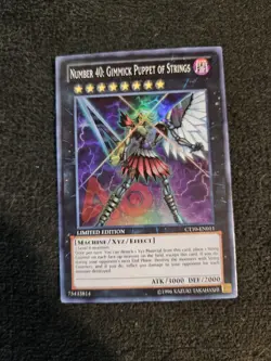 Yu-Gi-Oh! Number 40: Gimmick Puppet Of Strings CT10-EN011 Super Rare Limited - Image 1