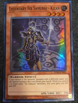 Legendary Six Samurai - Kizan SPWA-EN010 Spirit Warriors 1st Edition VLP Super - Image 1