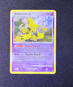 Alakazam 2/123 Holo w/ SWIRL Diamond & Pearl Mysterious Treasures Pokemon Card L - Image 1