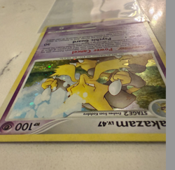 Alakazam 2/123 Holo w/ SWIRL Diamond & Pearl Mysterious Treasures Pokemon Card L - Image 5