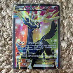Pokemon TCG Xerneas EX Full Art Holo Ultra Rare XY Card 146/146 English - Image 1