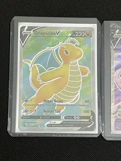 Pokemon Card Bundle: Dragonite V 076/078 and Mewtwo V SWSH229 - Image 2