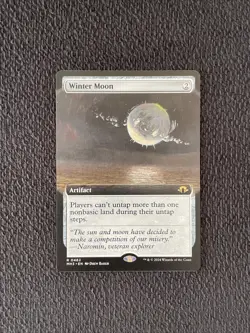 MTG - Modern Horizons 3 - Winter Moon - Extended Art - Rare - Image 1
