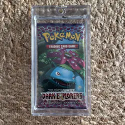 Pokemon Black & White Dark Explorers Booster Pack Venusaur Sealed w/ Case - Image 1