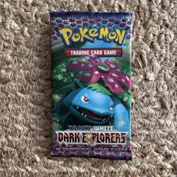 Pokemon Black & White Dark Explorers Booster Pack Venusaur Sealed w/ Case - Image 3