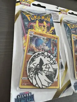 Pokemon Cranidos Silver Tempest Blister Sword&Sheild Checklane Blister-Lot of 2 - Image 3