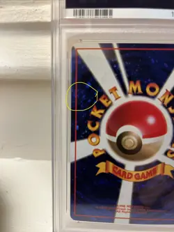 1998 Pokemon Japanese Promo Trade Please! Holo Back PSA 9 Mint Multiple Swirls - Image 3