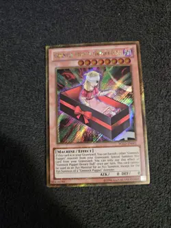 Gimmick Puppet Dreary Doll PGLD-EN001 Gold Secret Rare Yugioh Card - Image 1