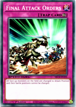 FINAL ATTACK ORDERS SBCB-EN105 - Common - 1st Edition Yugioh - Image 1