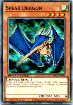 SPEAR DRAGON SBCB-EN095 - Common - 1st Edition Yugioh - Image 1