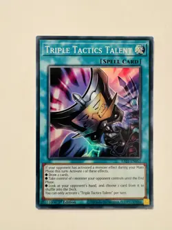 Yu-Gi-Oh! • Triple Tactics Talent • RA01-EN063 • Super Rare (1Ed) • ENG • MINT - Image 1