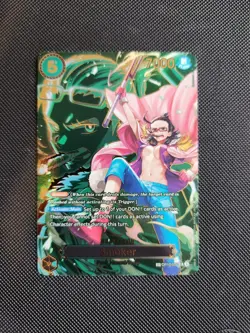 Smoker OP10-030 SR SP Carrying On His Will OP13 One Piece CCG Mint English - Image 1
