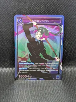2023 Union Arena TCG - Jujutsu Kaisen UE03BT SR Maki Zen'in #JJK-1-050 - Image 1