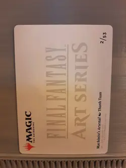 Machinist's Arsenal 2/53 - Art Series Gold Stamped - Final Fantasy MTG Art Card - Image 2