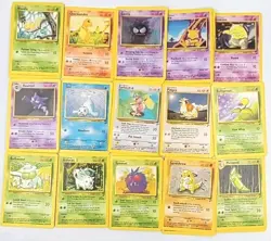 Lot of 137 Pokemon Cards TCG WOTC Base Set 2 Common (Un) & Rare 1999 Vintage - Image 5