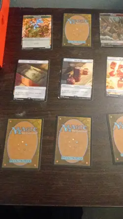 Magic: The Gathering 12 Token Card Lot Treefolk Goblin Treasure Robot - Image 2