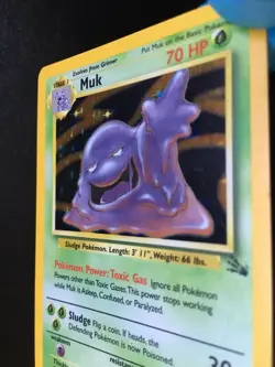 Pokemon Cards TCG - Muk - Holo - Fossil - NM(-) - K - Image 4