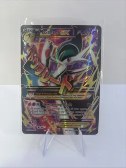 Pokemon TCG M Gallade EX Full Art Holo Rare Card 100/108 Roaring Skies - Image 1