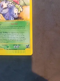 Pokemon Dark Ivysaur Best of 006/009 Promo English TCG Card - Image 1