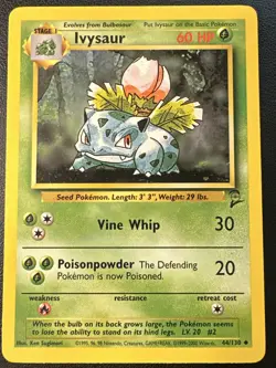 Ivysaur - 44/130 - LP Unlimited Edition - Base Set 2 #44/130 Pokemon TCG - Image 1