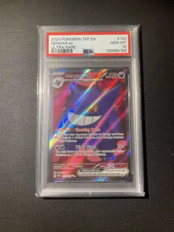 Pokemon TCG Gengar ex 193/162 - Temporal Forces - Full Art - PSA 10 Gem Mint - Image 1