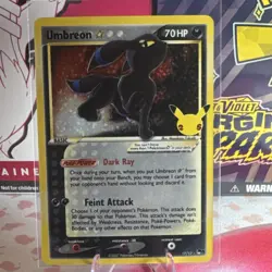 Umbreon Star 17/17 Celebrations: Classic Collection Holo 70 HP Pokemon TCG - Image 1
