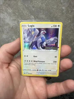 Pokemon TCG Lugia SWSH069 Vivid Voltage Stamped Promo Near Mint - Image 1