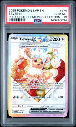 PSA 10 EEVEE EX 174/131 PRISMATIC EVOLUTIONS SUPER POKEMON - Image 1