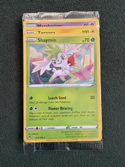 Zeraora Marshadow Shaymin🌀Cosmos Holo🌀Pokemon Knockout Collection SEALED Promo - Image 1